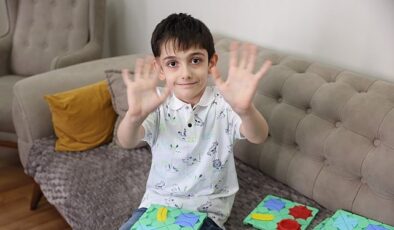 Evde eğitim gören özel çocuklara 23 Nisan Sürprizi