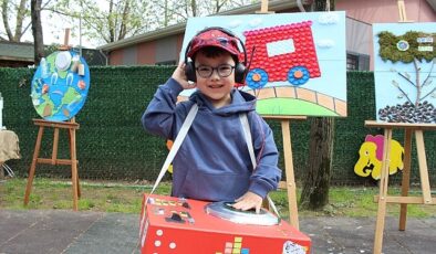 Lokomotif Çocuk Köyü’nde geri dönüşüm rüzgârı